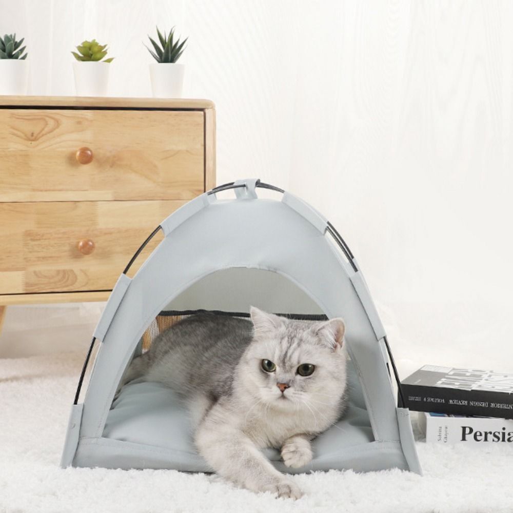 Breathable Pet Tent Bed Removable Cat Teepee Bed Kitten Tents Cats
