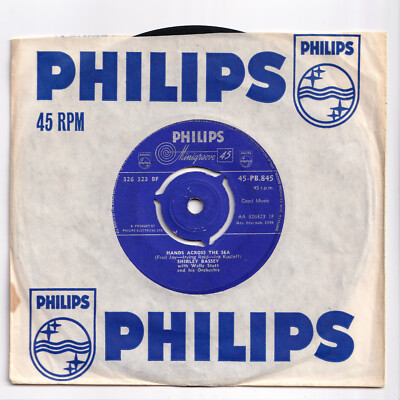 (AI163) Shirley Bassey, Hands Across The Sea - 1958 - 7 inch vinyl