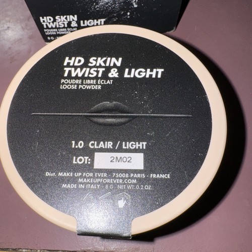 MAKE UP FOR EVER HD Skin Twist & Light Loose Powder 1.0 LIGHT--NEW--Sealed - Picture 2 of 2