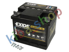 BATTERY EXIDE 12V 40AH EQUIPMENT GEL MARINE/RV R+ FLAT - FITS FOR D