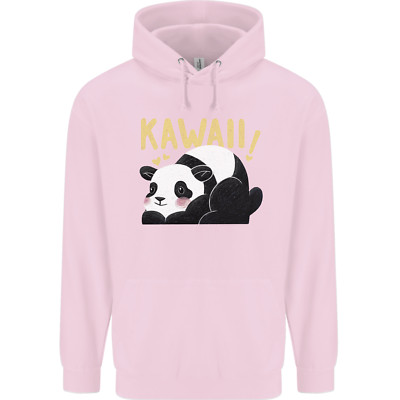 Kawaii Panda Bär süßer Herren Hoodie 80% Baumwolle