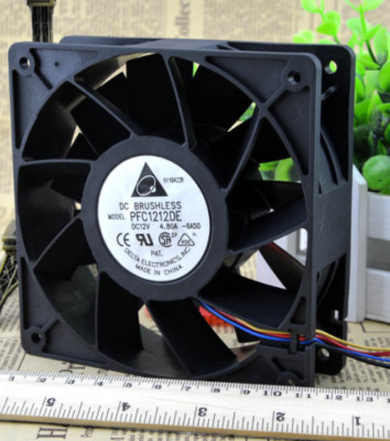 Delta PFC1212DE 12V 4.8A Ant S7 S9 D3 E9 Radiator 12CM 12038 Cooling fan