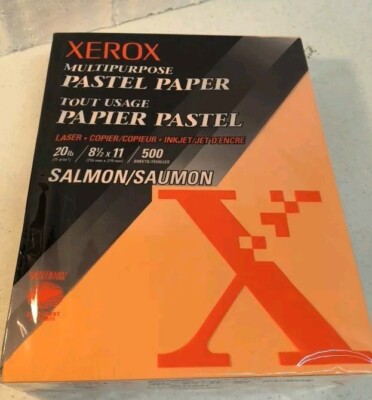 Xerox 3R11231 20 lbs. MP Pastel Colored Paper - Salmon (500 Sheets) New