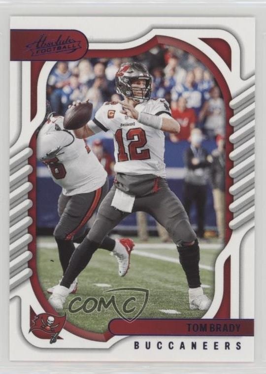 2022 Panini Absolute Purple Tom Brady #78 19jf
