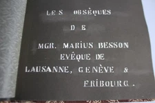 Photo album funeral Bishop of Lausanne M.BESSON Geneva (46698)