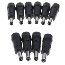 1-Set/10-Pack 5.5x2.1 Male Plug Head To 4.0x1.7 Female Adapter Multi-Purpose