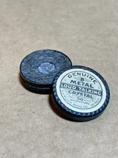 Vintage New Old Stock Genuine “B” Crystal Set Radio Cat Whiskers Unique Tin Case