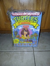 TMNT Rare Honey Flavored Graham Heroes Cookies Empty Box