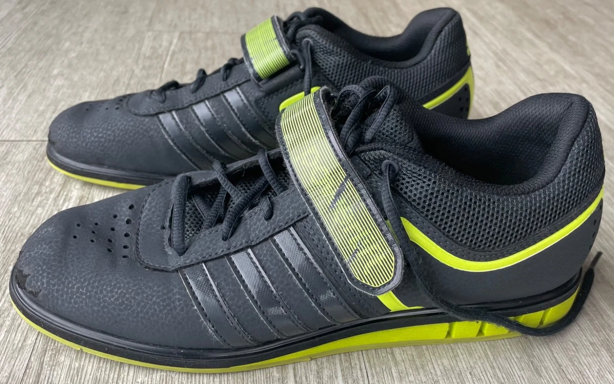 Adidas Powerlift 2.0 Weightlifting Shoes Mens 10 Black Solar Yellow S77950 Gym adidas Powerlift 2.0 Shoes Yellow | eBay main image 2