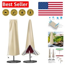 Waterproof 420D Oxford Patio Umbrella Cover - Fits 9ft to 12ft Umbrellas