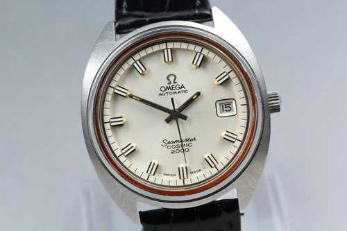 Vintage OMEGA Seamaster Cosmic 2000 Cal.1012 38mm Automatic Men's Watch JAPAN