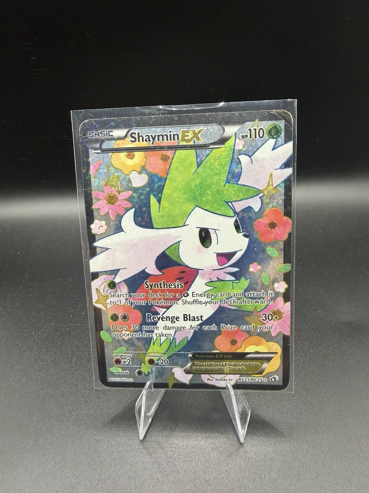 Pokémon TCG Shaymin EX 2013 Legendary Treasures RC21/RC25 Full Art Holo