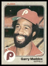 1983 Fleer #164 Garry Maddox