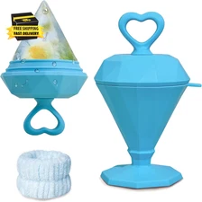 Ice Roller for Face: Diamond Ice Facial Roller, Reach Detailed Areas, De-Puff Ey