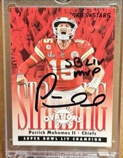 PATRICK MAHOMES AUTO 2020 ROOKIES & STARS SB LIV MVP CERTIFIED AUTOGRAPH