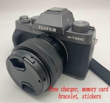 Fujifilm X T200 Mirrorless Camera Kit 15-45mm Lens 4K Touchscreen Vlog Ready