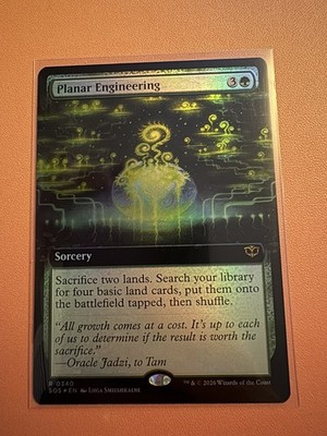 MTG - Planar Engineering - Secrets of Strixhaven - Extended Art - NM