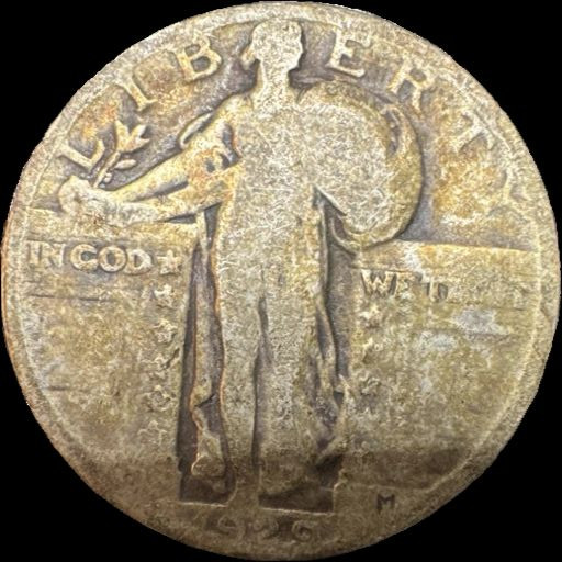 1929 STANDING LIBERTY SILVER QUARTER COIN