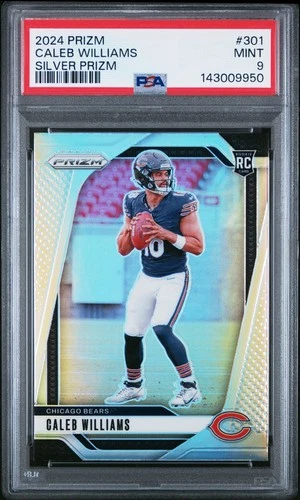 2024 Panini Prizm - Rookies Caleb Williams #301 Silver Prizm (RC)