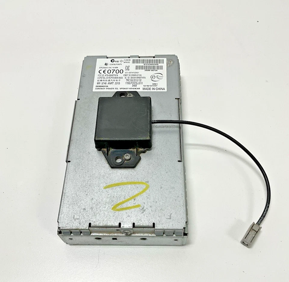 Módulo de comunicação Bluetooth 2014 Nissan Frontier Titan 283889GF0A FABRICANTE DE EQUIPAMENTO ORIGINAL - Imagem 4 de 4