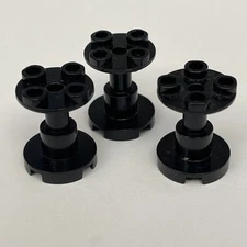 Lego 3940 Black Replacement Parts Pieces Lot of 3