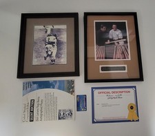 Yogi Berra /  Don Larsen Signed Perfect Game Photo 8x10 AND Babe Ruth Lou Gehrig