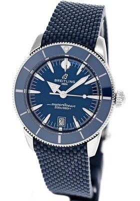 New Breitling SuperOcean Heritage B31 42 Rubber Mens Blue Watch