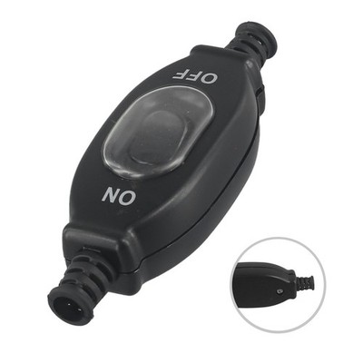 204 IP65 Waterproof Dustproof In-line Switch Silver Contact Double Cut Switch