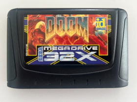 DOOM 32X SEGA MEGADRIVE Super Genesis Game + COLLECTORS CASE VGC