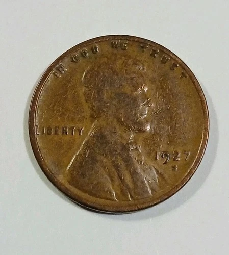 1927-S Lincoln Wheat Cent San Francisco Mint Very Good