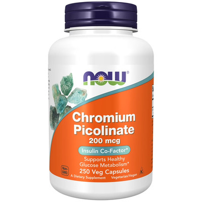 Chromium Picolinate 200 Mcg, Insulin Co-Factor*, 250 Veg Capsules