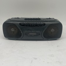 Lenox Sound AM/FM Stereo Cassette Recorder Boombox Portable Radio NO CASSETTE