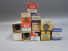 NOS - Mixed Lot of 12 Vintage Vacuum Tubes Ham Radio, TV, Audio, Amplifier