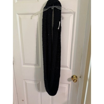 Guess Black Infinity Scarf 40 inches Long with a slight hint of Glitter
