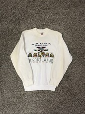 Vintage Aruba One Happy Island Crewneck Sweatshirt USA Made 90s Size L