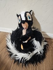 Disney Flower the Skunk Bambi Movie Plush Stuffed Animal with Long 42" Tail Toy