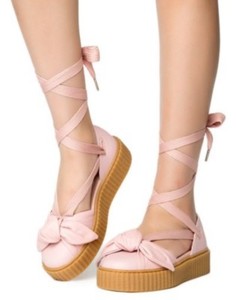 rihanna bow creeper sandal