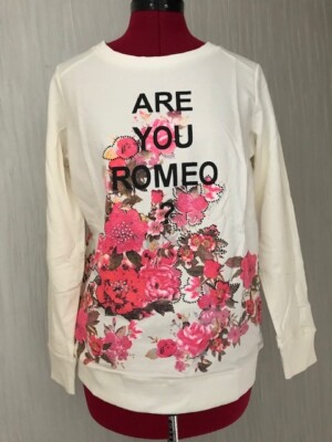 cotton top sweatshirt size 14