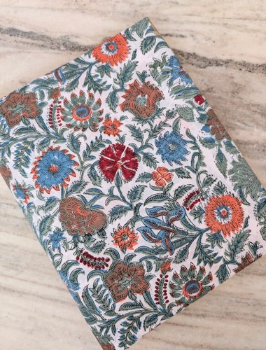 Fabric By the Yard Soft Cotton Fabric Quilting Loose Running Flower Fabric, Gift