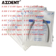 AZDENT Dental Orthodontic Rectangular Arch Wire Stainless Steel Wires Oval Form
