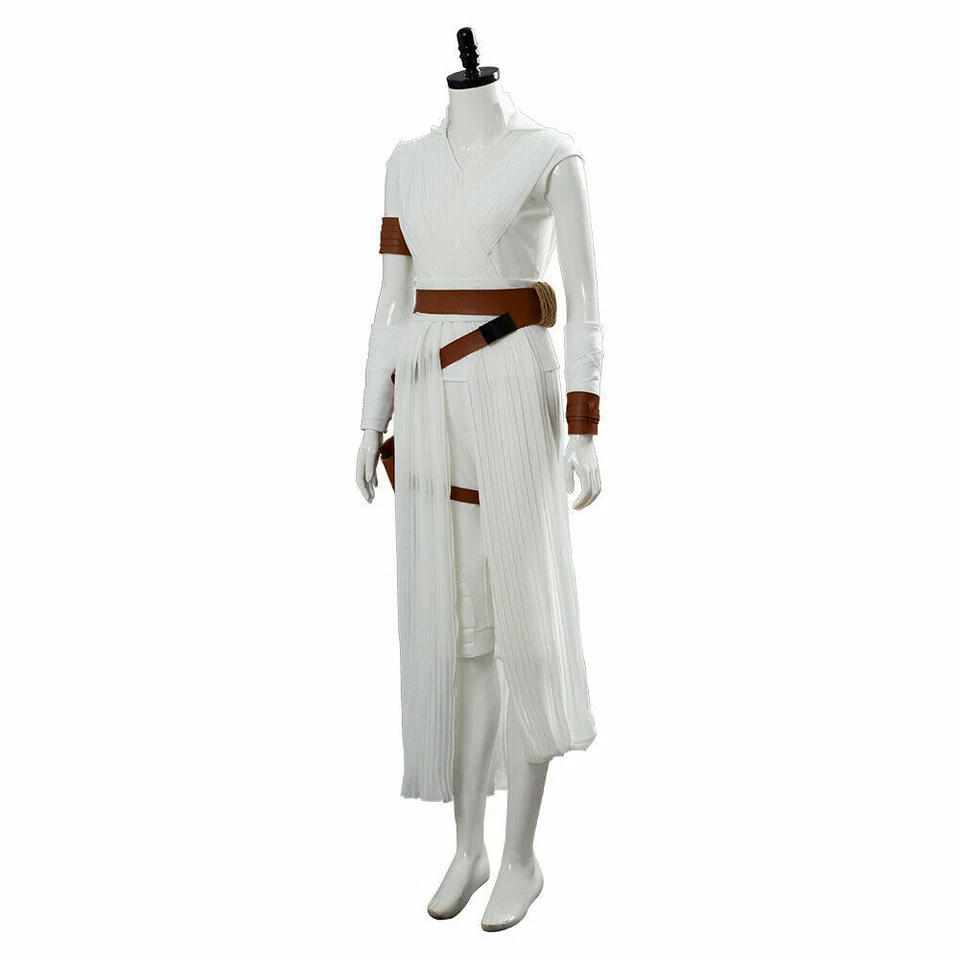 Star Wars The Rise of Skywalker Cosplay Rey Disfraz Conjunto Completo #@ Foto 4 de 4