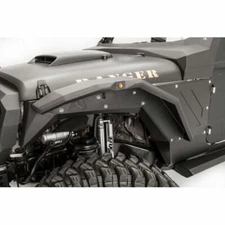 Fab Fours JK1003-1 Fender Flares High Arching Front Steel Black For Jeep JK NEW