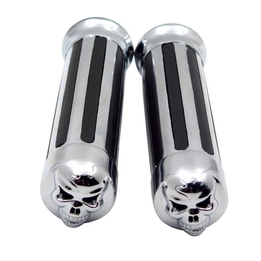 1" Handlebar Motorcycle Hand Grips (Left&Right) for Yamaha Virago 535 250 1000 - Imagem 2 de 4