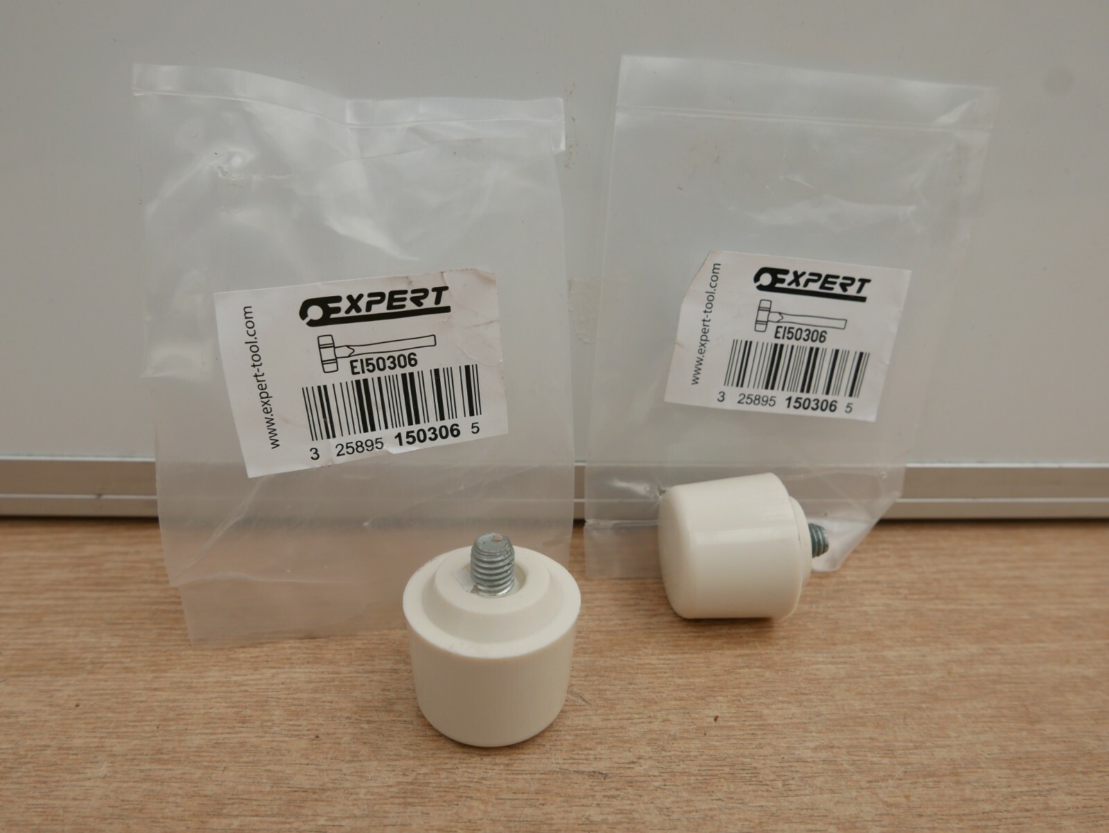 BRITOOL EXPERT BY FACOM 2 X WHITE NYLON FACES FOR 32MM MALLET E150306
