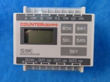 SMC MONOSASHI-KUN CEU1P-D 5DIGIT COUNTER 12V 24V OUTPUT RAIL MOUNTING 90DAY WARR