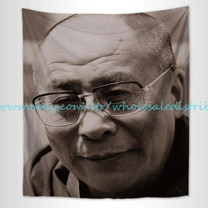 home goods wall decor Dalai Lama peace holiness Tibetan Buddhism wall tapestry