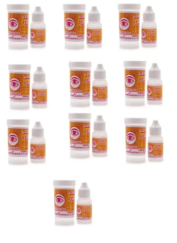 10 Bottiglie Ujala Collirio Ayurvedico Cura Erboristica per Cataratta e Supporto Visivo - Foto 1 di 7