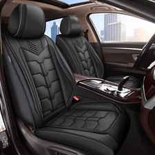 Car Seat Covers Faux Leather Full Set Protector Pad For Jeep Wrangler 2003-2017