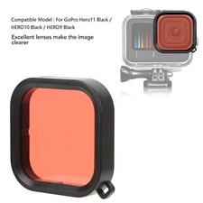 Dive Filters for Hero 10 11 Black Waterproof Housing Case Quadrate Color