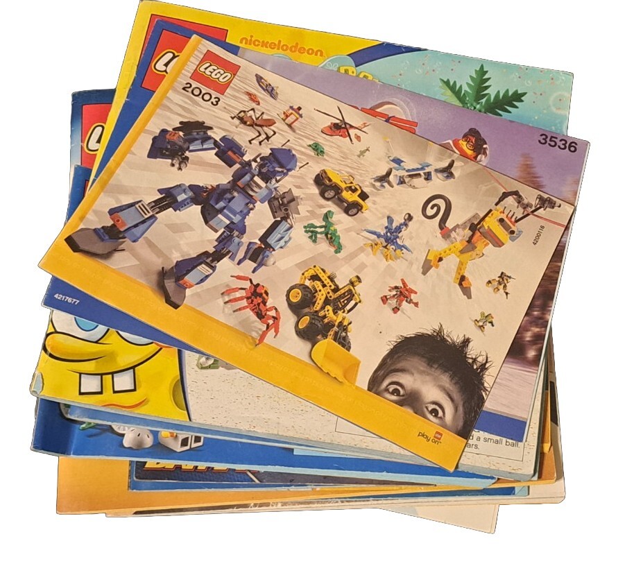 Choose 1 BOOK ONLY- Lego Set Instruction Guide Manual Original